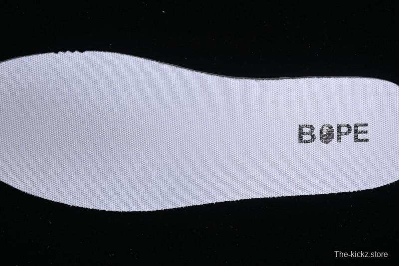 Nike SB Dunk Low BAPE Collaboration - Off-White Mini Blue Swoosh Anniversary High-End Custom Low-Top Casual Sneakers - XD6188-027