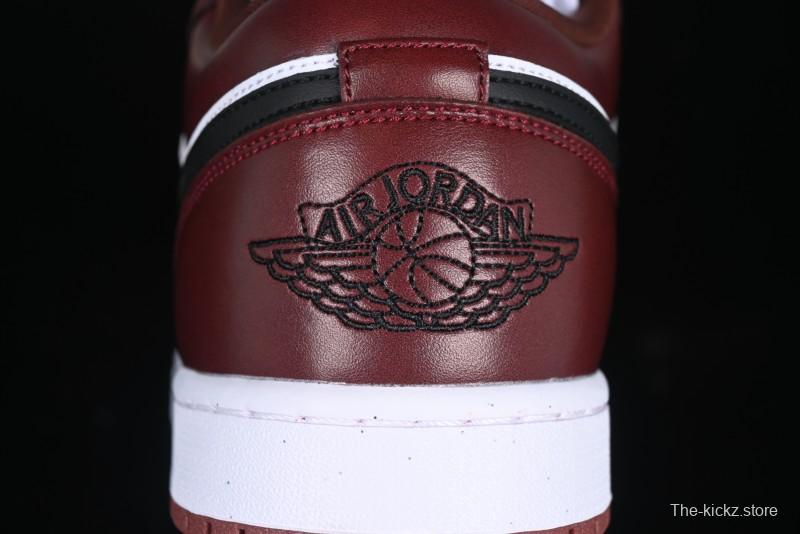 Nike Air Jordan 1 Low AJ1 White University Red Casual Sneakers - HF3148-102