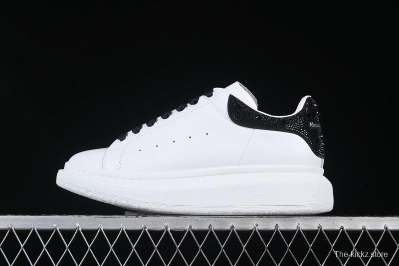 Alexander McQueen Oversized Sneakers with Black Suede Heel Detail - D.E5