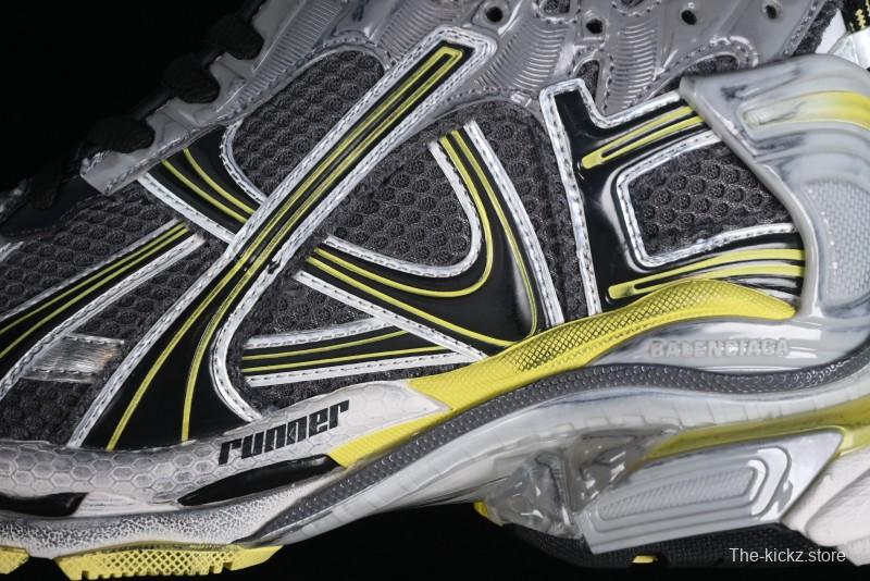 Balenciaga Runner Kith Four Color Retro Casual Sneakers - W3RMU1279