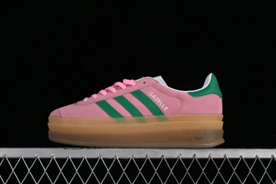 Adidas Originals Gazelle Bold IE0420 Low-Top Slip-Resistant Wear-Resistant Casual Sneakers - IE0420
