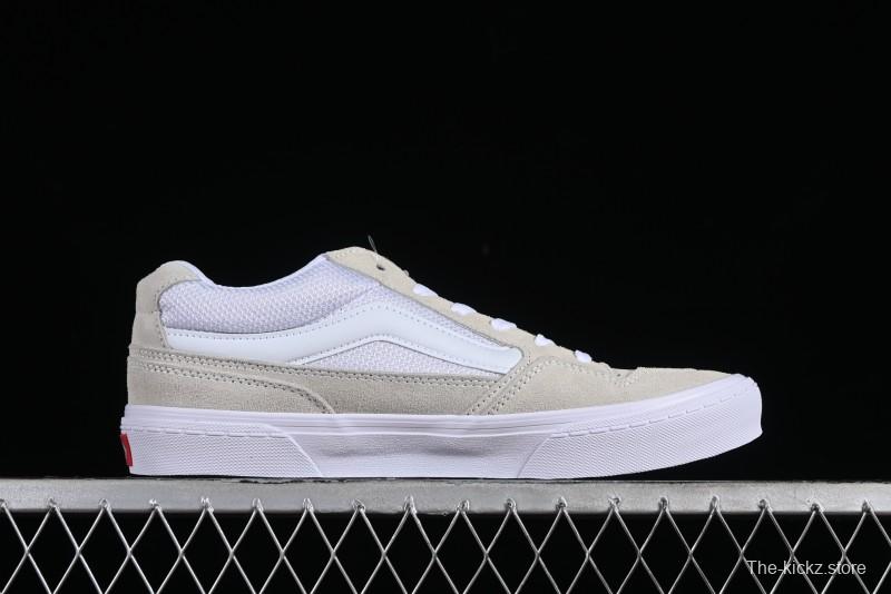 Vans Caldrone Chunky Retro Sneakers in White with Enhanced Cushioning - VN0007P9WHT