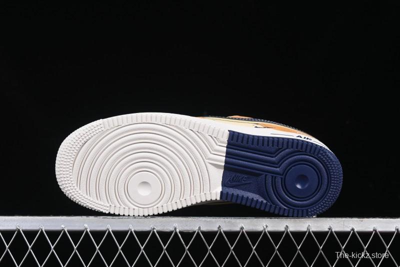 Nike Air Force 1 '07 Low The North Face Collaboration Sport Orange Low-Top Casual Sneakers - DM6688-053