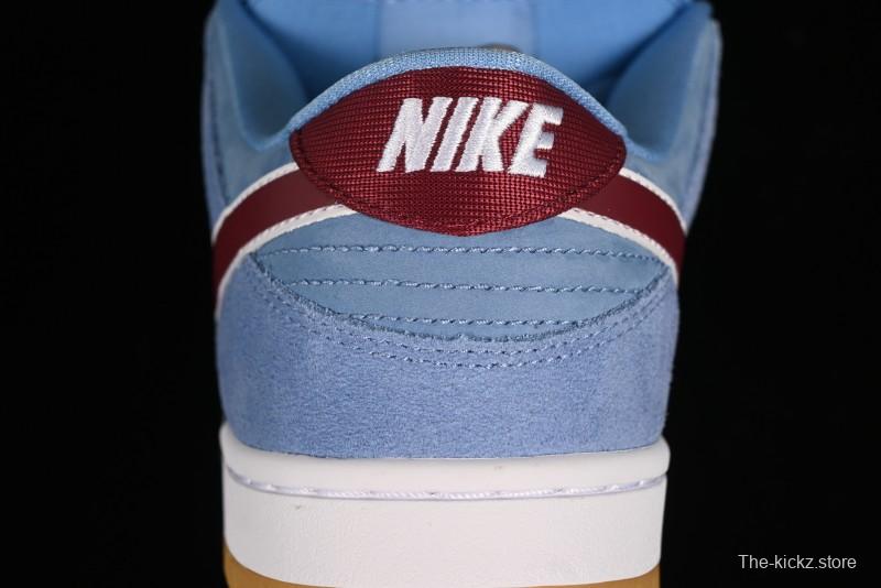 Nike SB Dunk Low "Phillies" Suede Casual Skate Shoes - DQ4040-400