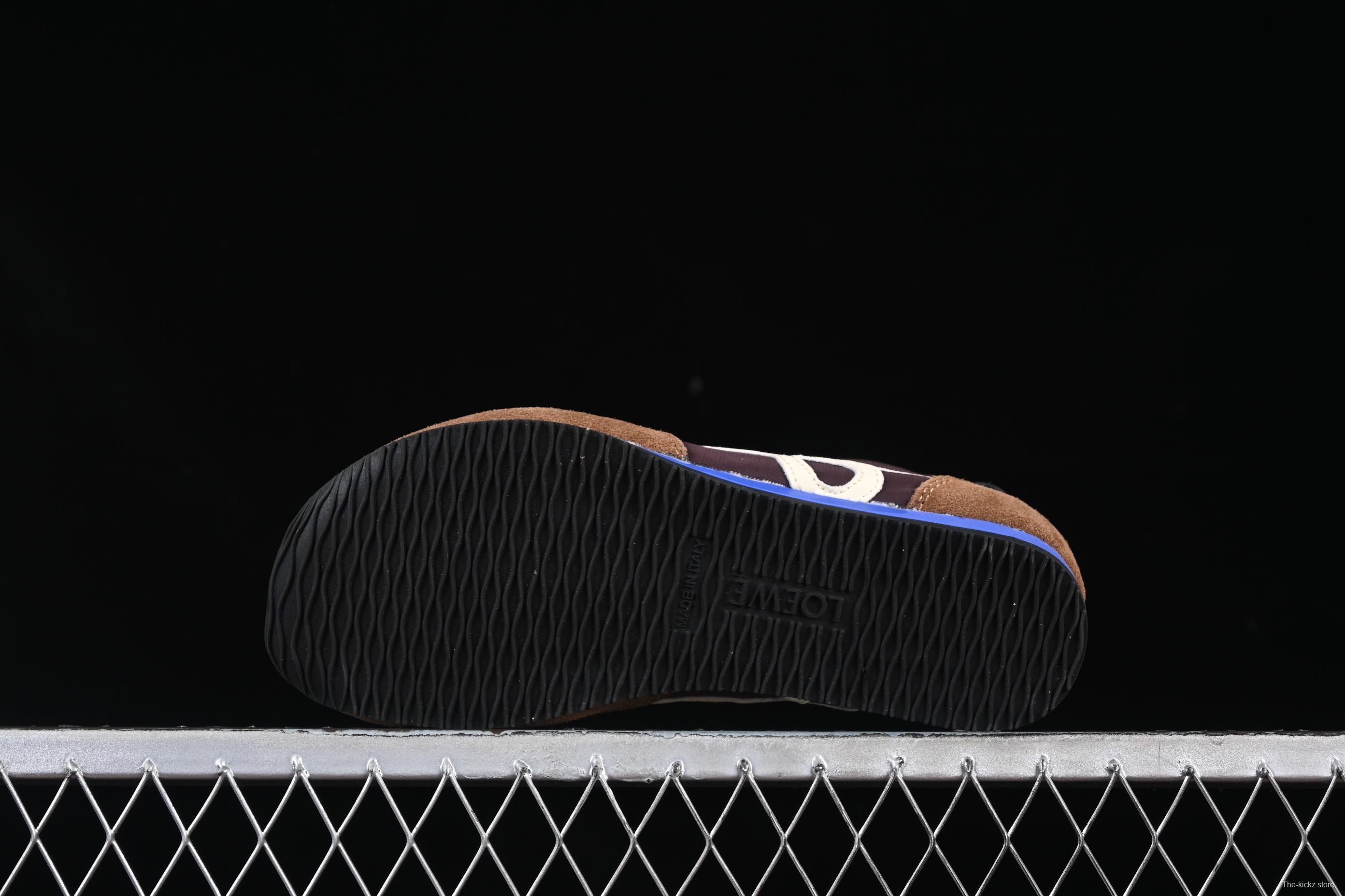 Loewe Ballet Runner 2.0 Sneakers Retro Style Casual Training Shoes - BROWN