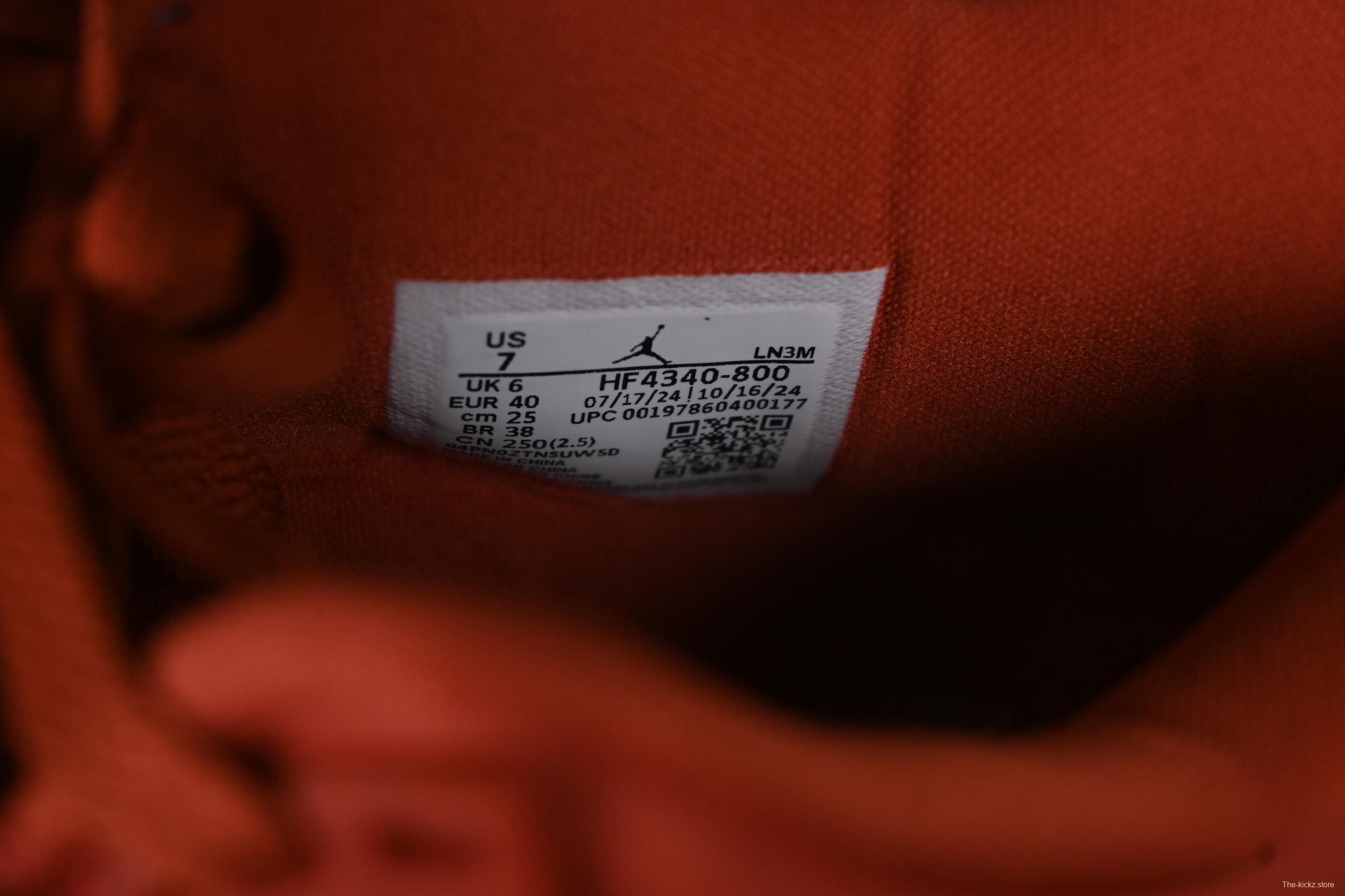 Nike Air Jordan 4 Retro OG "Brick By Brick" High-Top Sneakers with Suede and Leather Upper - HF4340-800