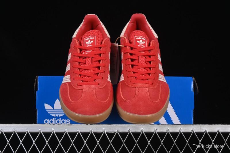 Adidas Originals Gazelle Indoor Retro Casual Slip-Resistant Wear-Resistant Low-Top Sneakers - JI2756