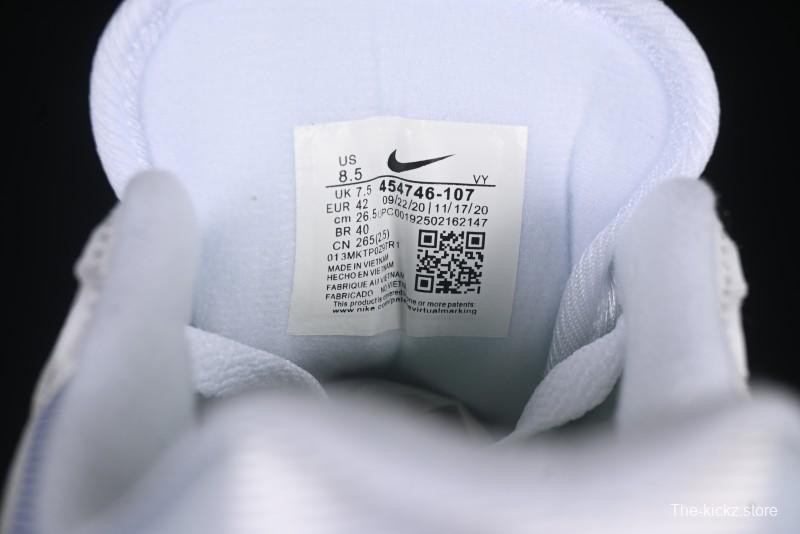 Nike Air Max 1 Retro Running Shoes with Half-Sole Air Cushion - 454746-107