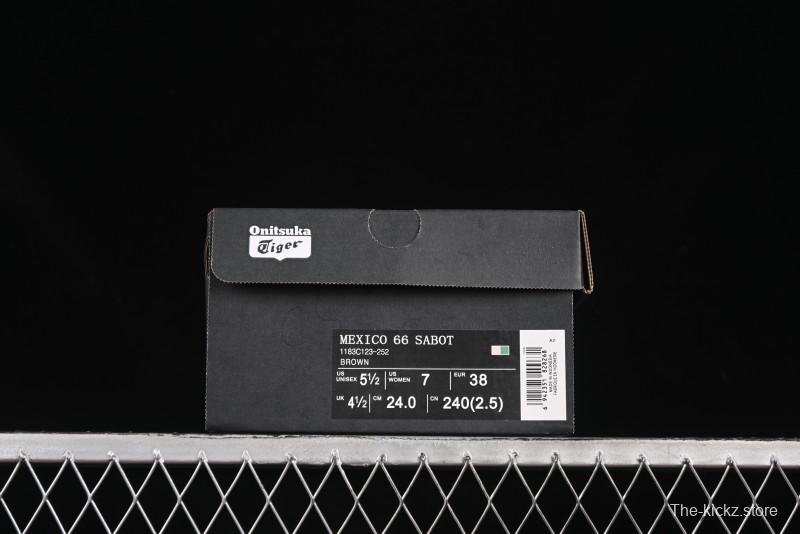 Onitsuka Tiger Mexico 66 Sabot Slip-On Sneakers with Breathable Mesh Upper - 1183C123-252