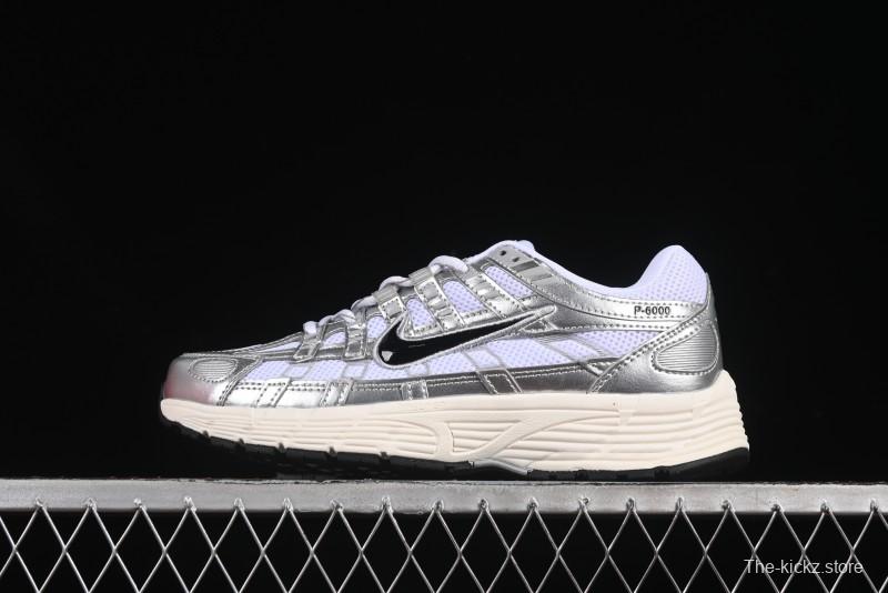Nike P-6000 Prm Retro Casual Sneakers with Lightweight Design - CD6404-105