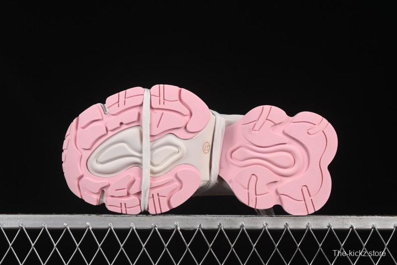 GG-CC Star Same Style Lace-Up Hollow-Out Chunky Sneakers with 5cm Hidden Heel - G25U9988