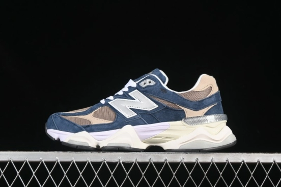 New Balance NB9060 Series Retro Casual Running Shoes with ABZORB Cushioning Technology - U9060LBB