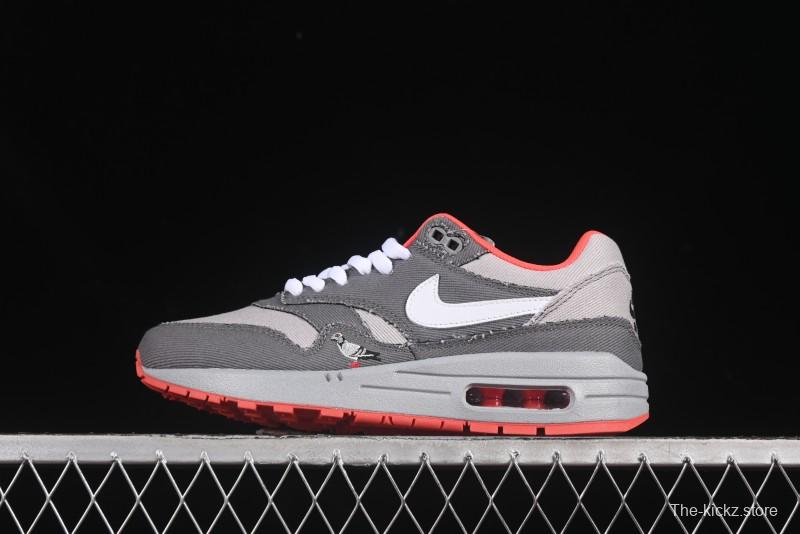 Nike Air Max 1 Retro Running Shoes with Half-Sole Air Cushion - BV1977-011