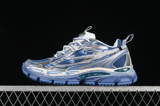 Off-White Be Right Tie-Dye Blue Low-Top Lifestyle Casual Shoes - X.E5