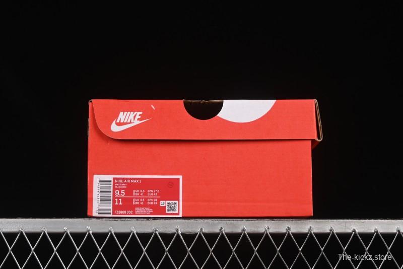 Nike Air Max 1 Retro Running Shoes with Half-Sole Air Cushion - FZ5808-002