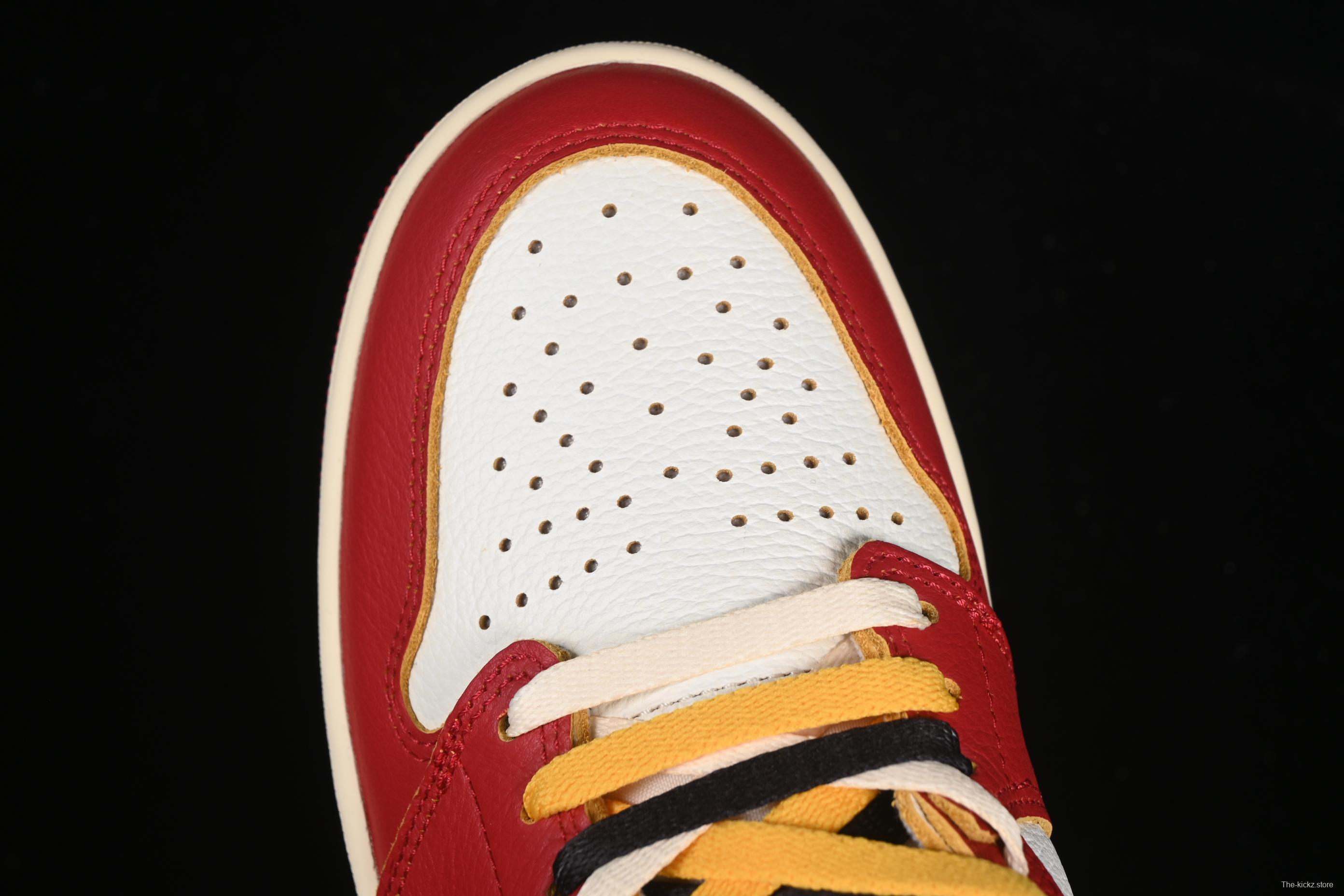 Nike Union x Air Jordan 1 Retro High Basketball Shoes with Chicago-Inspired Design - HV8563-600