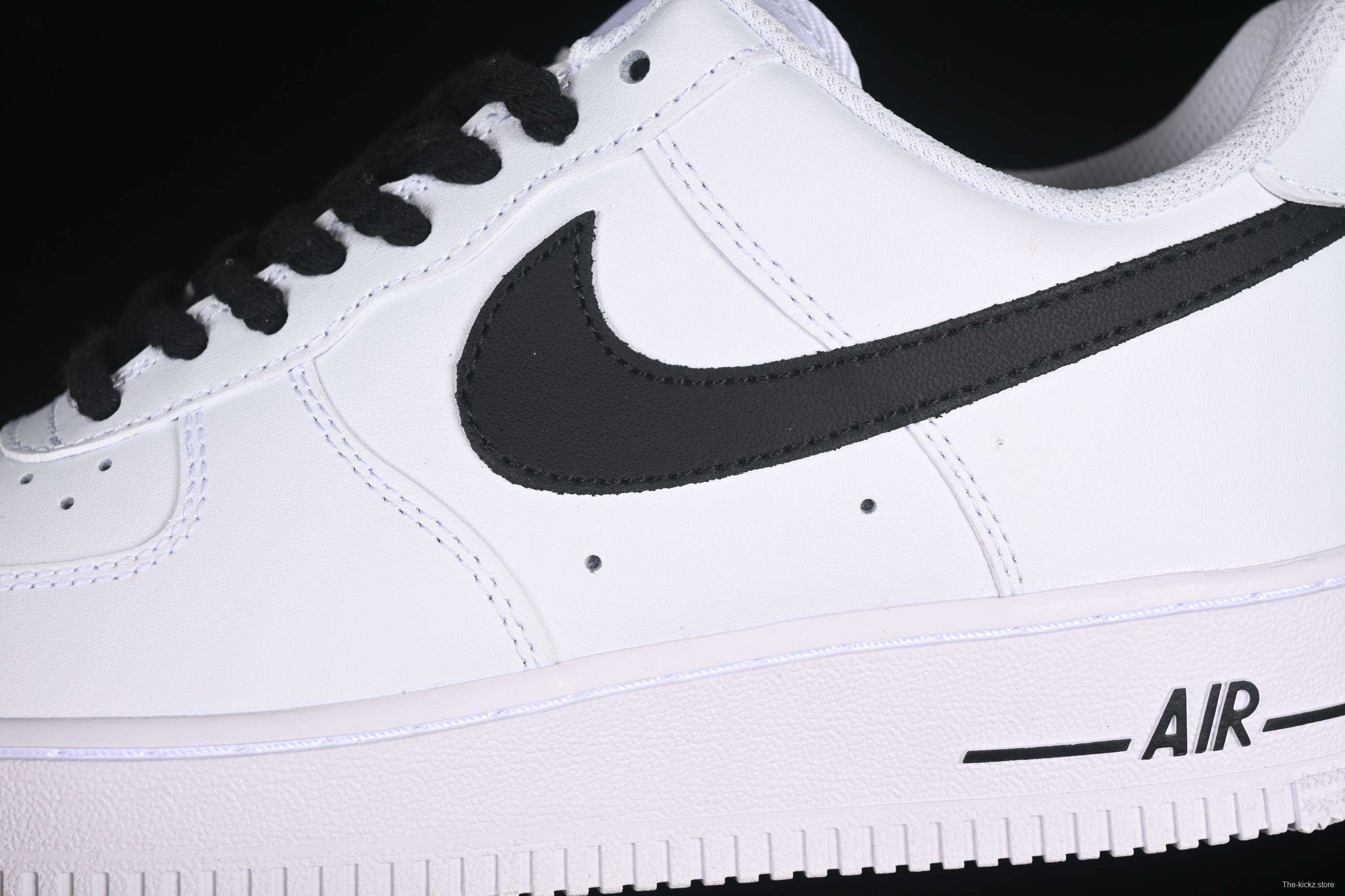 Nike Air Force 1 '07 Low White Black Hemp Casual Sneakers - ZH0316-072