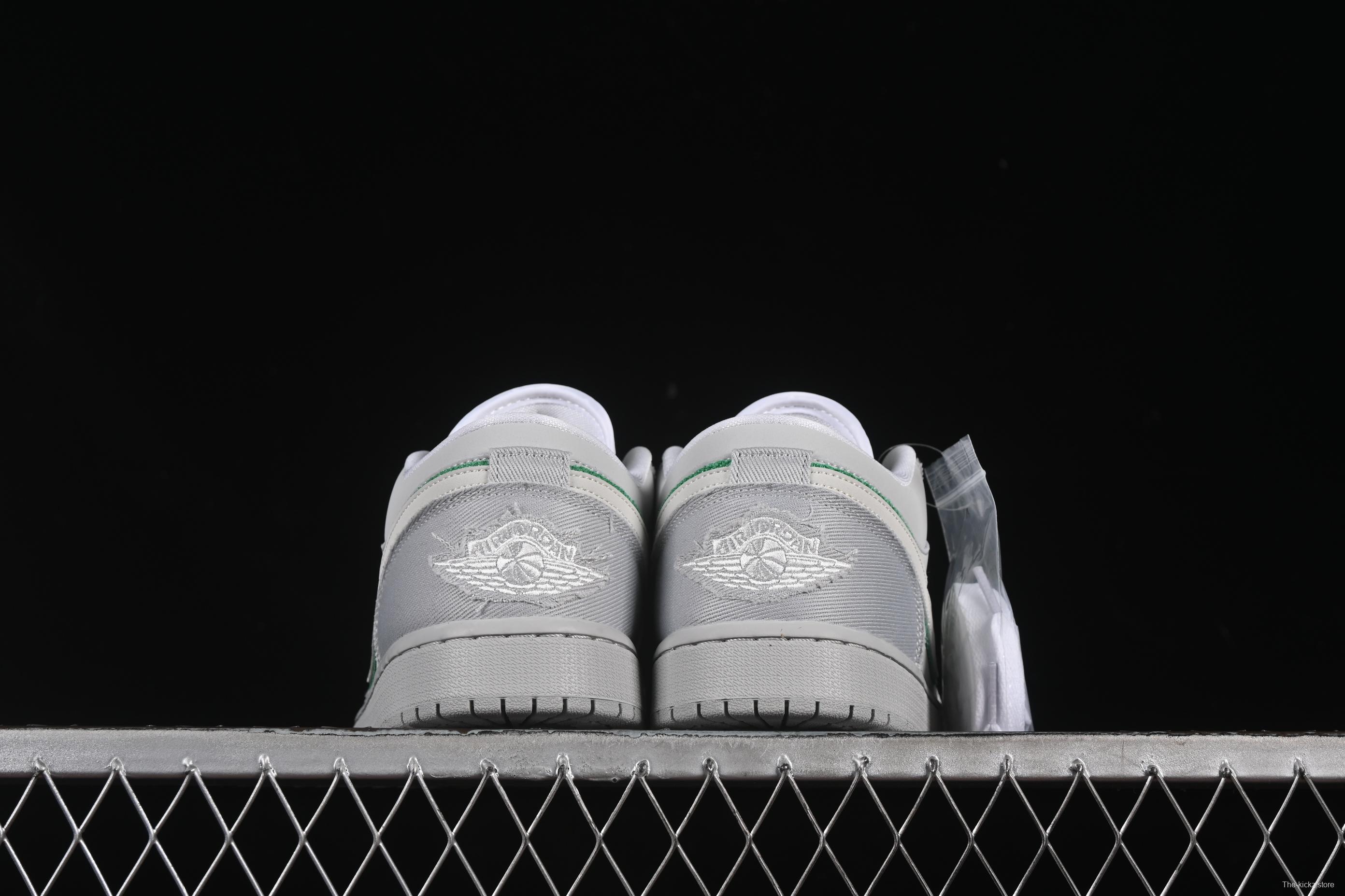 Nike Air Jordan 1 Low "Dongdan" Casual Sneakers with Woven Grey Design - IH3369-077