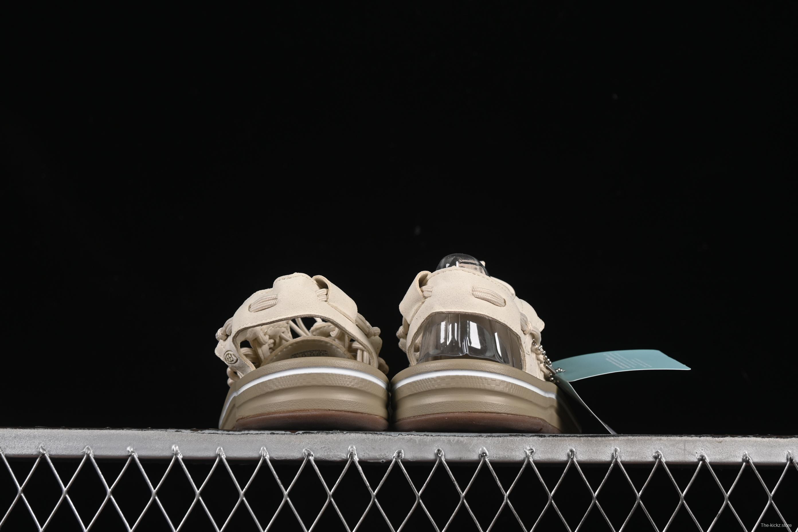 Keen Uneek Flat-M Woven Stretch Outdoor Water Sports Sandals - 1025169 WHITE CAP