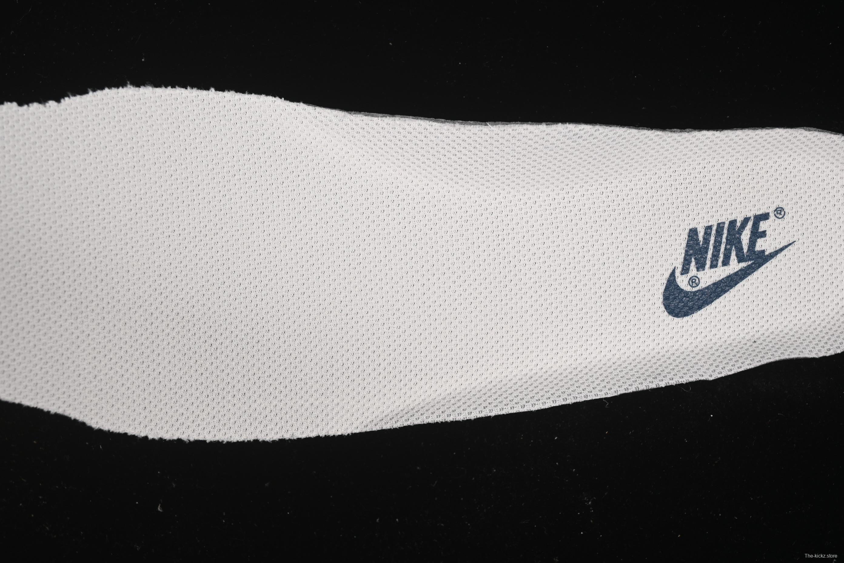 Nike Air Force 1 '07 Low Stussy Collaboration Dark Blue Mini Swoosh Casual Sneakers - HH7518-061