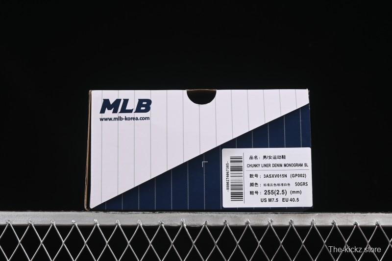 Adidas NY MLB Chunky Liner Embo Monogram New York Yankees Heightening Thick Sole Casual Running Shoes - 3ASXV015N50GRS