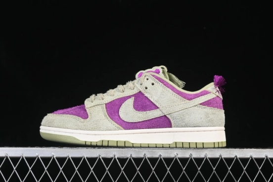 Nike Dunk Low Panda Viotech Green Purple Low-Top Casual Skate Shoes - IH7648-700