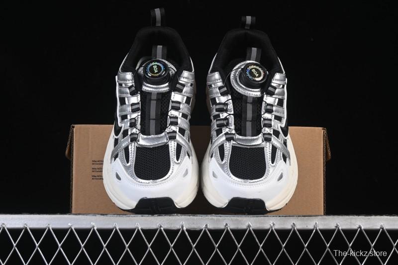 Nike P-6000 Retro Casual Sports Kids Shoes - Silver Red Black Swoosh