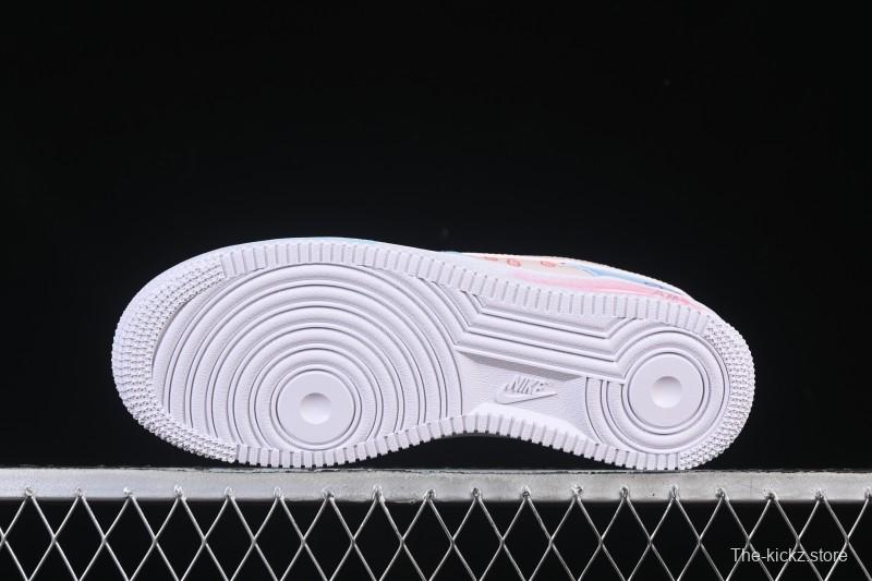 Nike Air Force 1 '07 Low Casual Sneakers with Custom Design - ZH0316-107