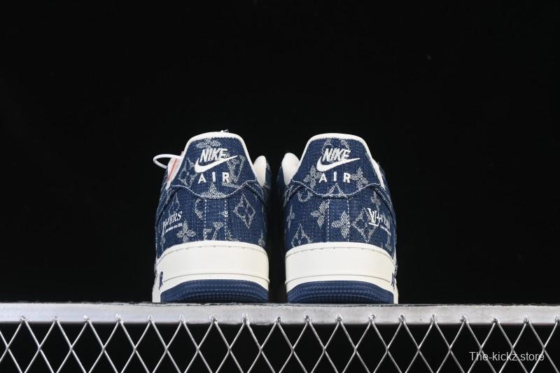 Nike Air Force 1 '07 Low LV Collaboration White Blue Casual Sneakers - YF9511-811