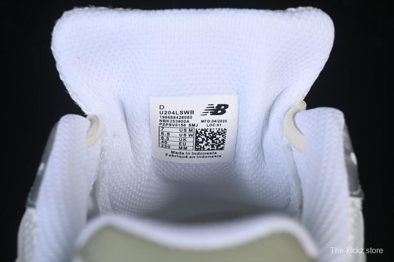 New Balance 204 Series Retro Breathable Casual Sports Running Shoes - U204LSWB