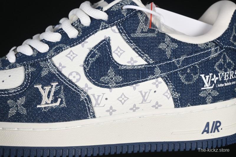 Nike Air Force 1 '07 Low LV Collaboration White Blue Casual Sneakers - YF9511-811