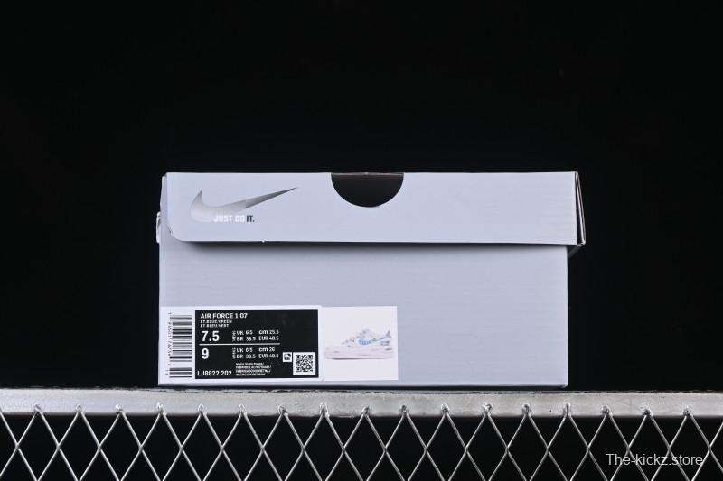 Nike Air Force 1'07 Low Grey Tune Era Hand-Painted Graffiti Casual Sneakers - LJ8822-202