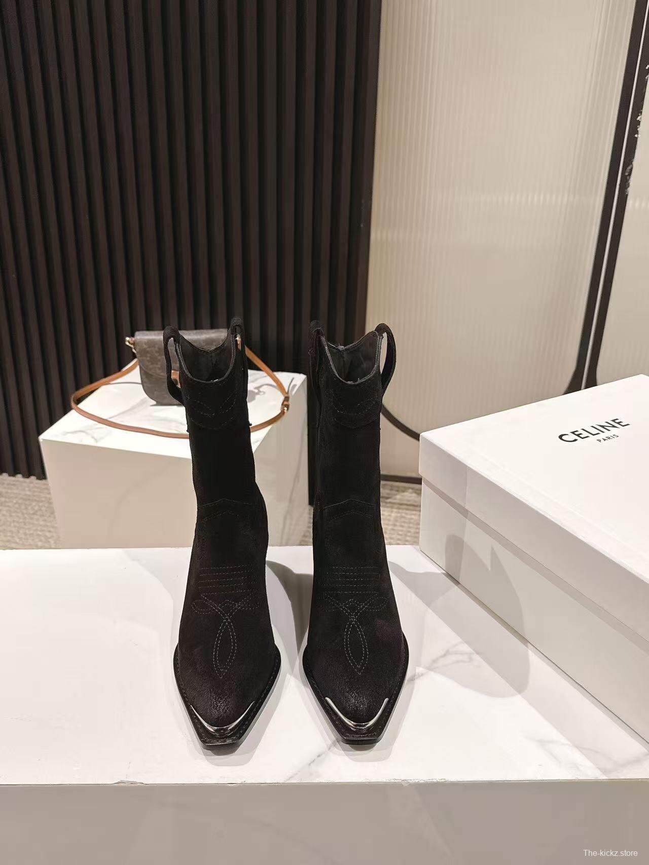 CELINE Fashion Boots 2025 SS Collection with Arch of Triumph Logo - LY00440