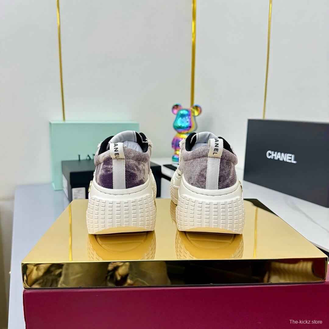 Chanel 2025/SS Little Chanel Loafers Panda Shoes Casual Sneakers - LY00330