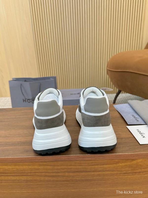 Hogan H-STRIPES Series Couple Thick Sole Dad Shoes Leisure Sneakers - LY00370/LY00380