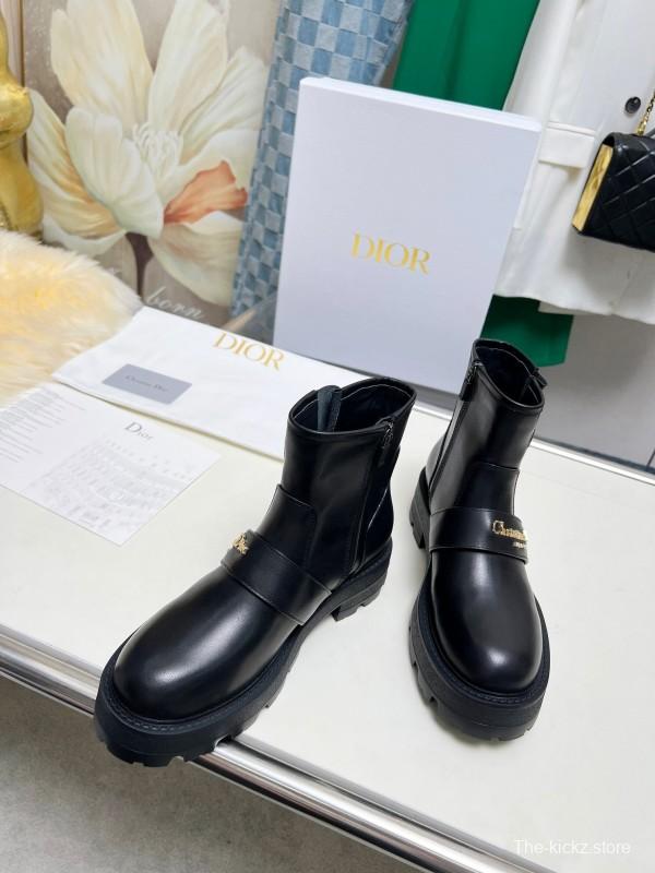 Dior 2025/SS New Autumn Winter British Style Brogue Platform Martin Boots - LY00330